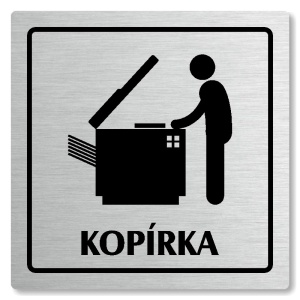 Kopírka, 118x118mm, stříbrná, Arizona